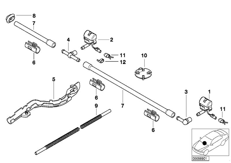 Spray nozzle 61668362818