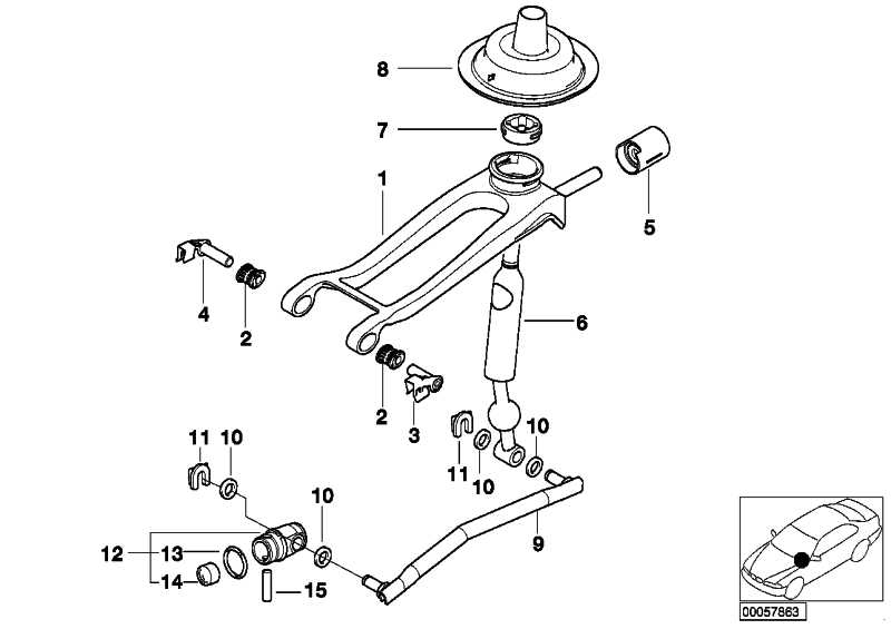 Shifting double strut 25117534937