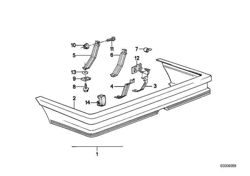 Reinforcement right M TECHNIC 51121931688