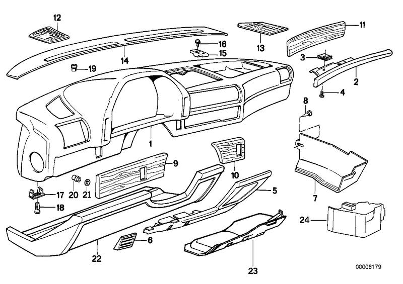 Speaker grill left BLACK 51451950851