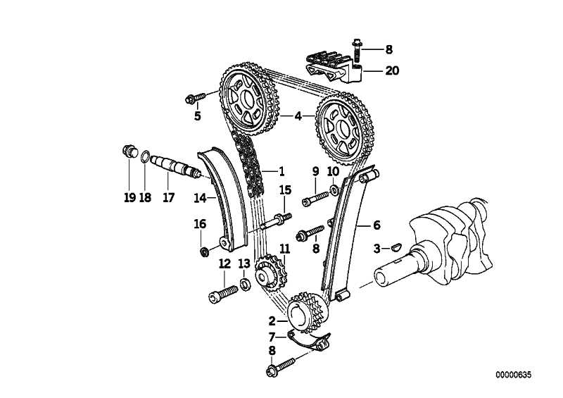 Timing chain Z3 3 11311247160