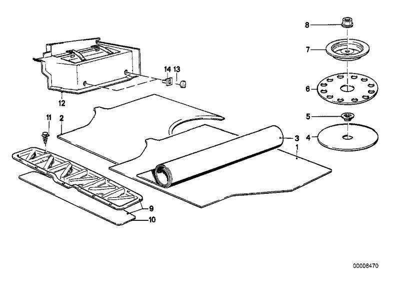 Luggage compartment mat ANTHRAZIT 51471976988