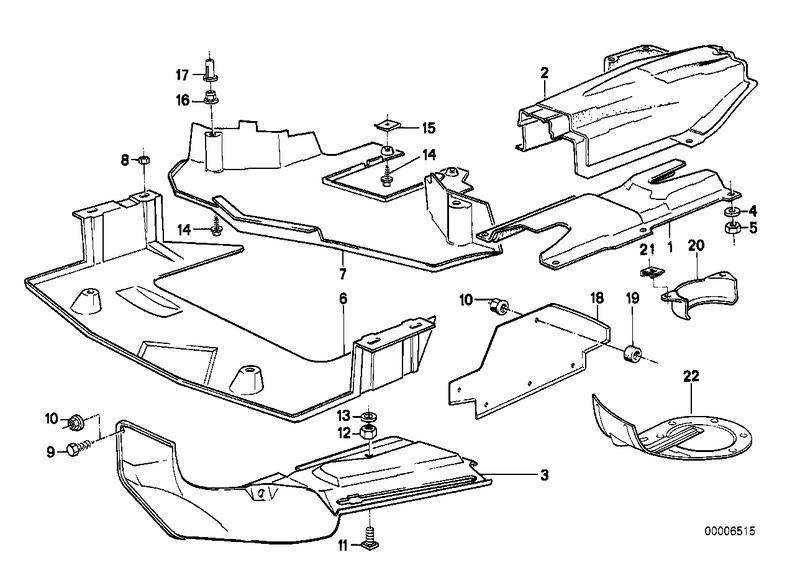 Engine compartment shielding 51471929114