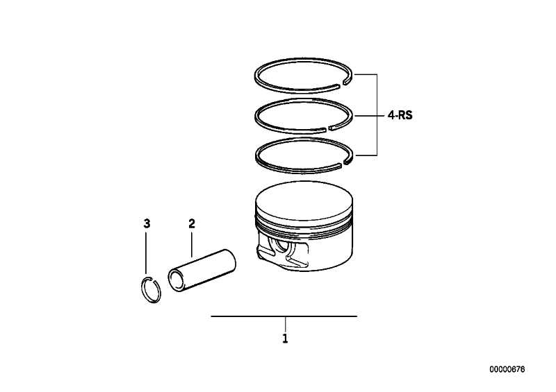 Repair kit piston rings-ALUSIL 0 11259071604