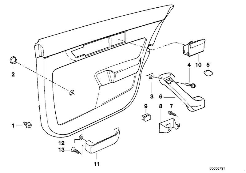 Cover shell left SILBERGRAU 51428137249