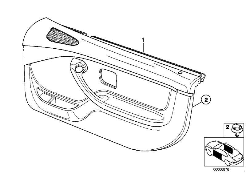 Leather door trim left Q2TD TANINROT Z3 51418398595