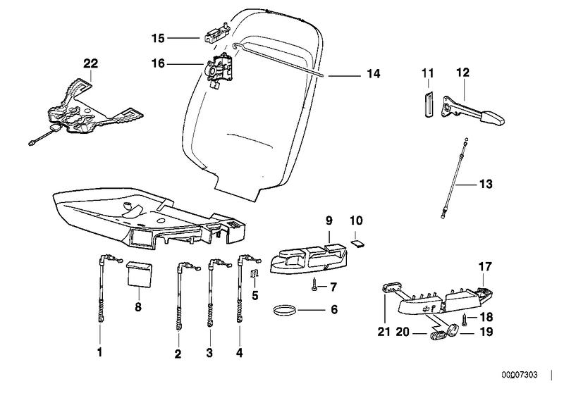 Sensor mat passenger seat detection 65778367600