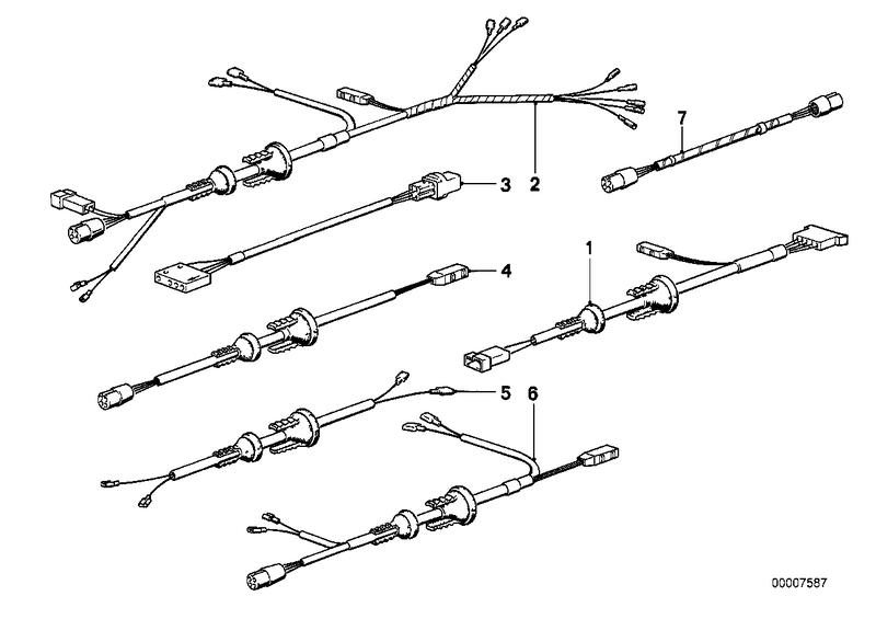 Cable set connection supplementary reflector 61121361819