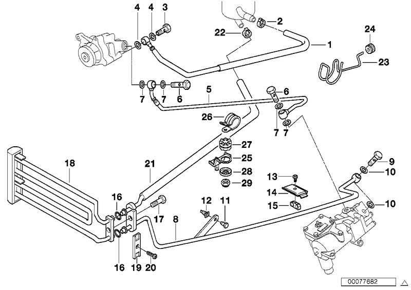 Cooler return line 32411095080