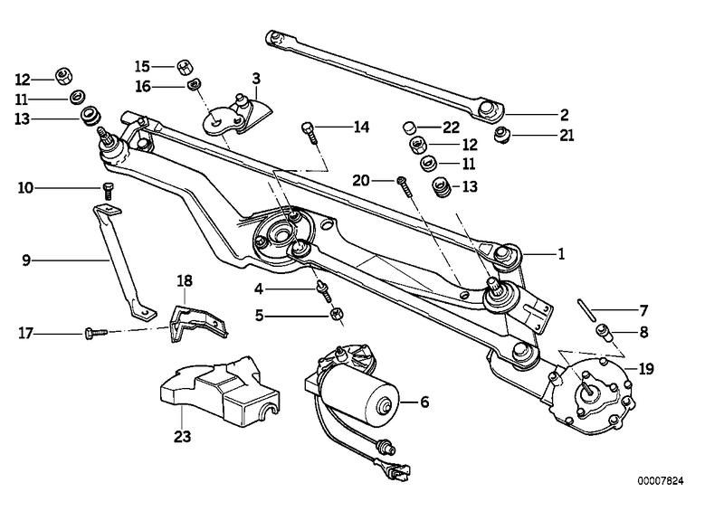 Rod wiper 61611383008