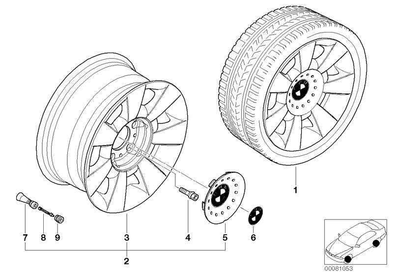 Hub cover 36136751992