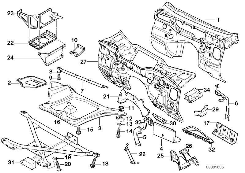 Bock steering column holder 41117042136