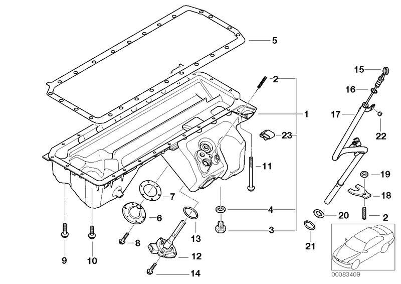 Oil pan 11137838132