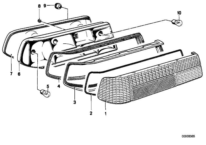 Sealing frame right 63211360466