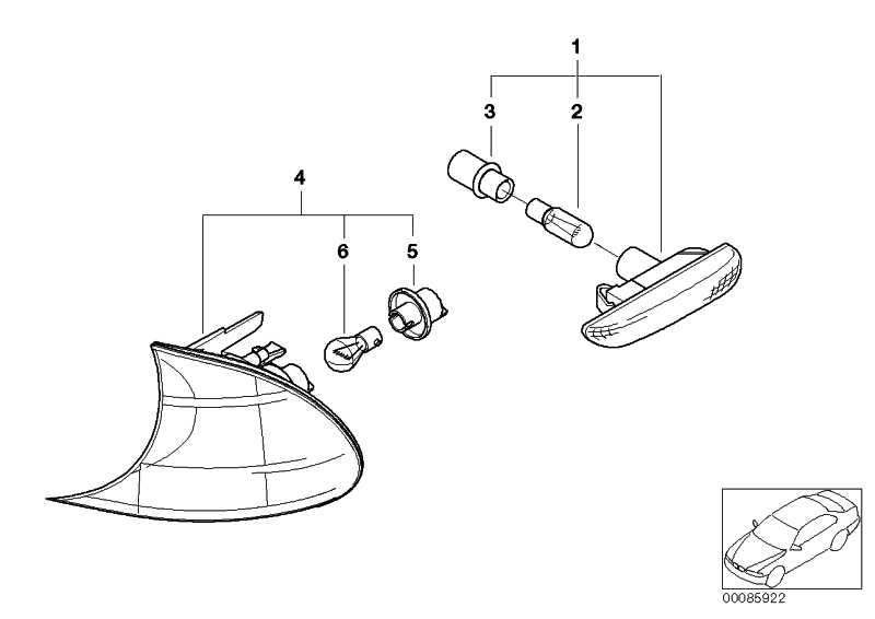 Lamp socket flashing light yellow 3 63136914121