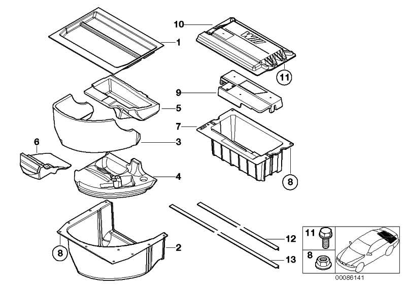 Insert shell multifunctional tub 51717894609