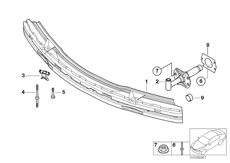 Mounting sleeve left 51112695313