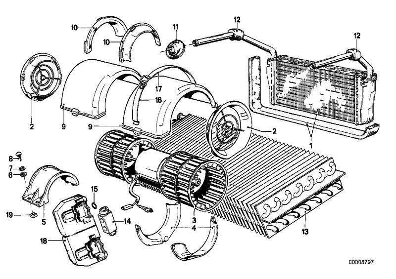 Evaporator 64111380053