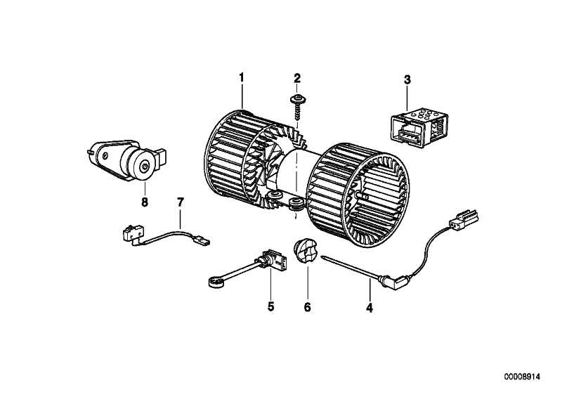 Evaporator temperature sensor 7 Series 5 Series 64118391387 BMW.Click Spare parts and