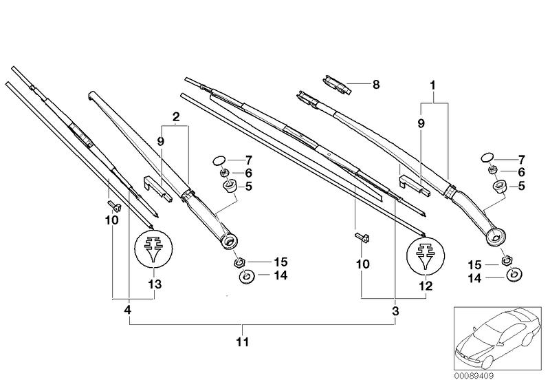 Wiper blade BSH-3397001394