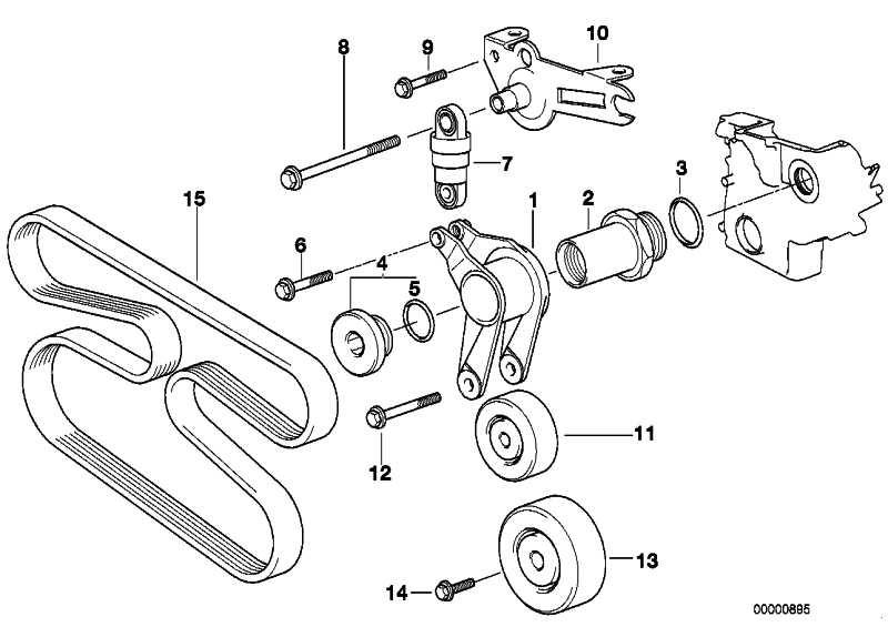 Tensioner 3 Series 5 Series 7 Series 11282248168