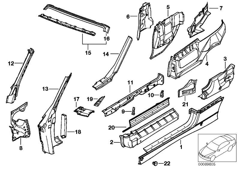 Connecting plate side frame right 3 41218170638 - BMW.Click - Spare ...