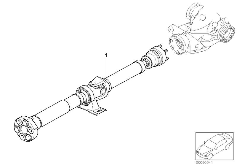 PTO shaft gearbox L = 1740mm 26107573587