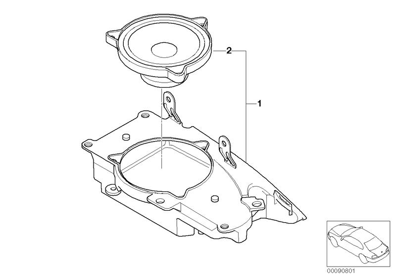 Speaker right STEREO 65136908384