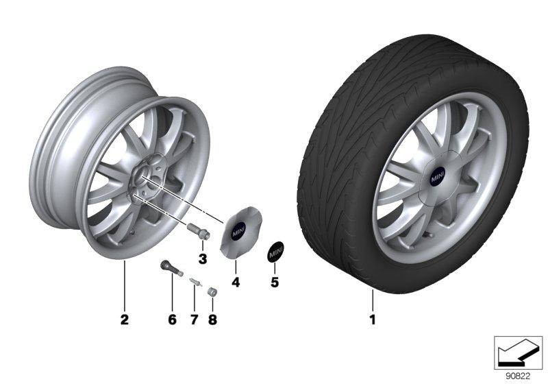 Wheel bolt FEB-26744