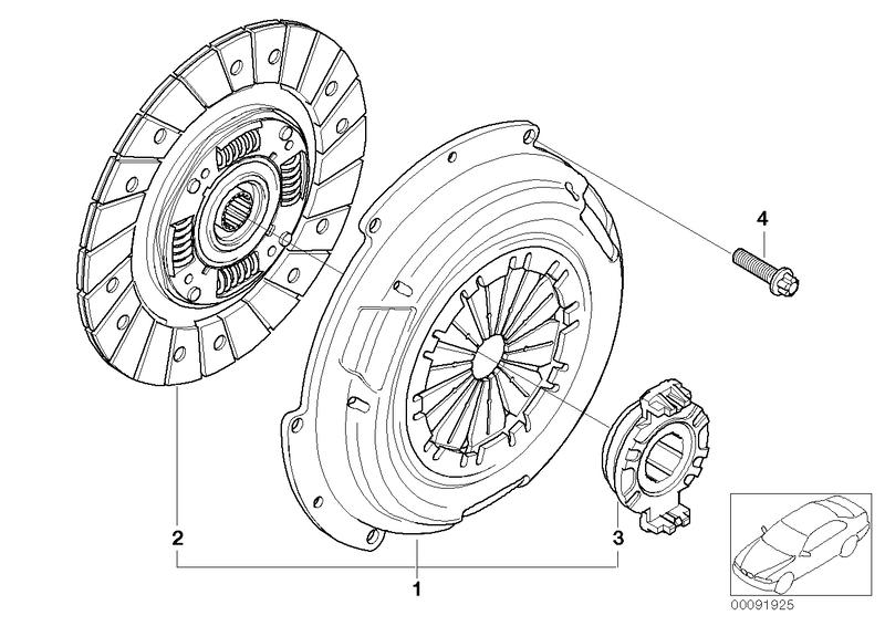 Replacement drive plate D = 200mm 21217532661