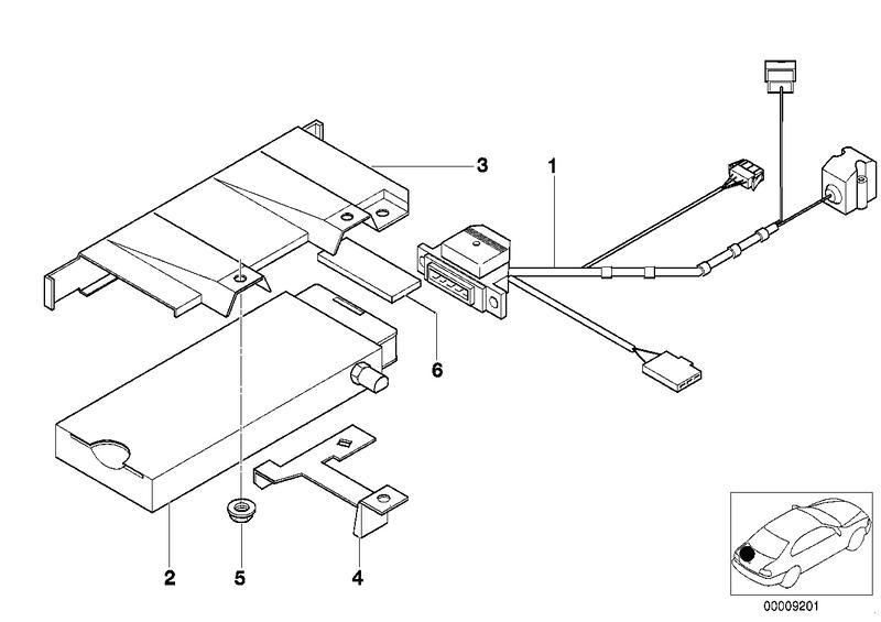 Mounting bracket transceiver 84138363001