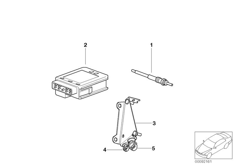 Holder relay glow plug 12217787807