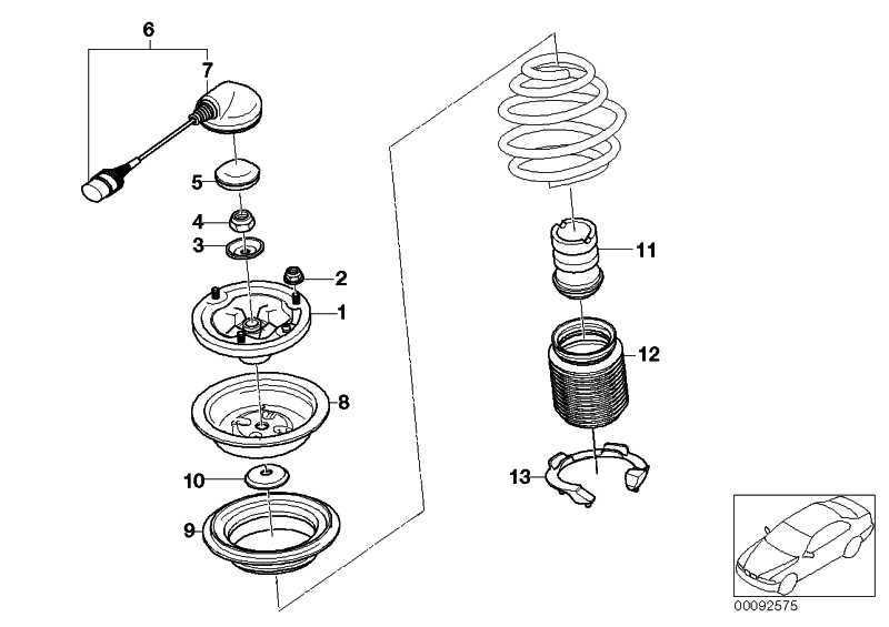 Suspension strut LEF-25906 01