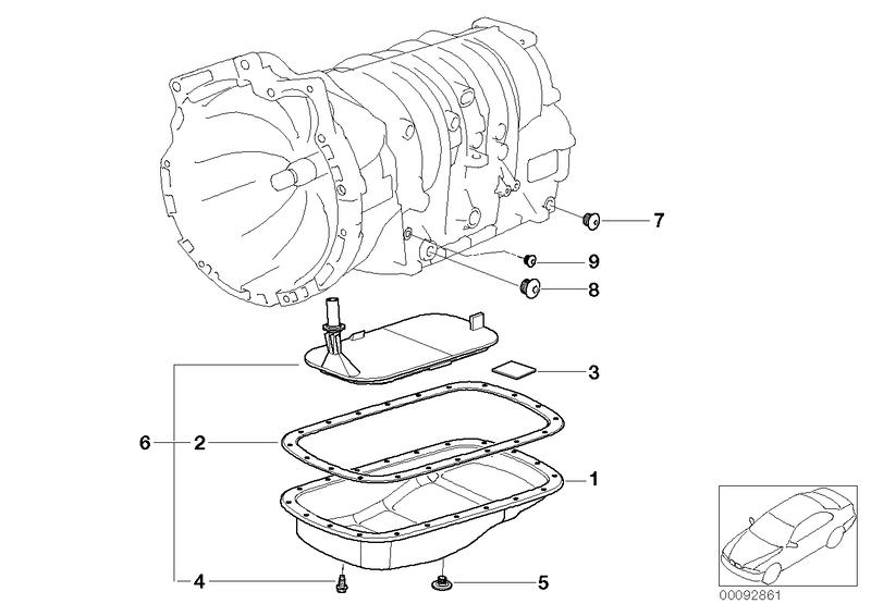 Oil pan 24117533846