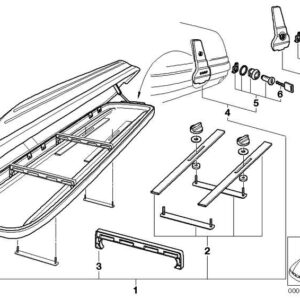 Castle opening lever 3 Series 5 Series 7 Series 8-X5 82799408716