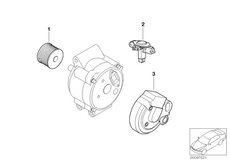 Pulley generator 12317512169