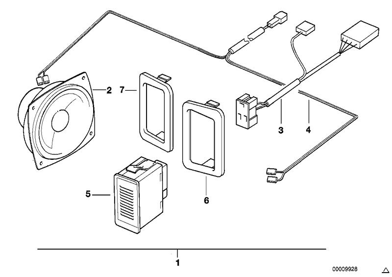 Harness microphone hands-free kit 65618351199